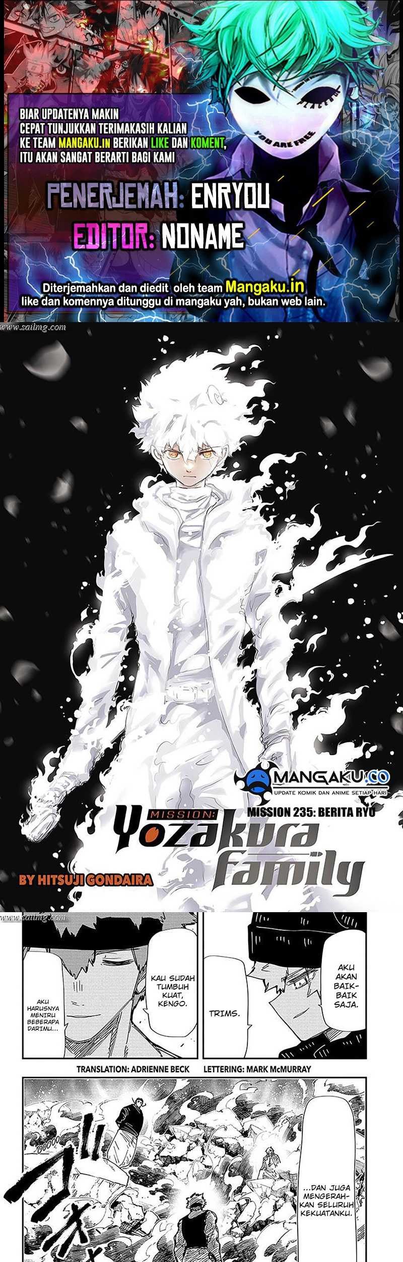 Mission: Yozakura Family Chapter 235 - halaman 1