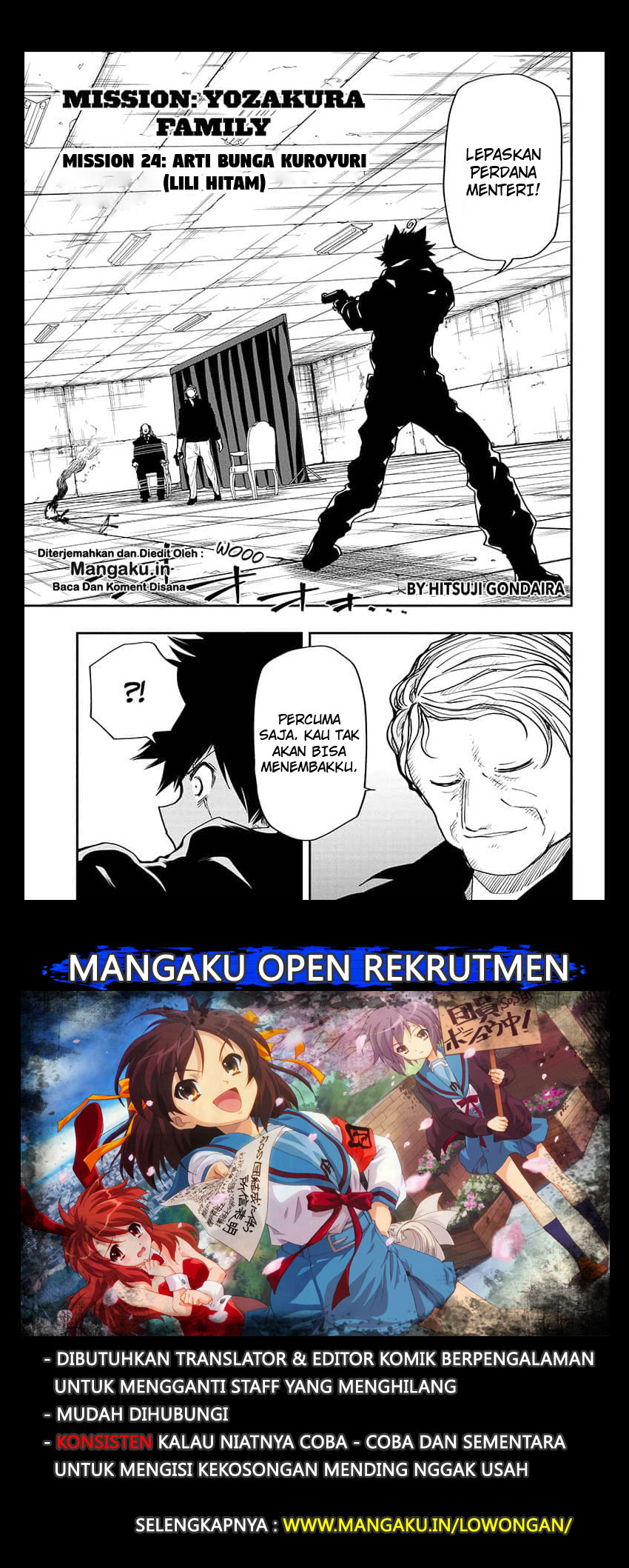 Mission: Yozakura Family Chapter 24 - halaman 2