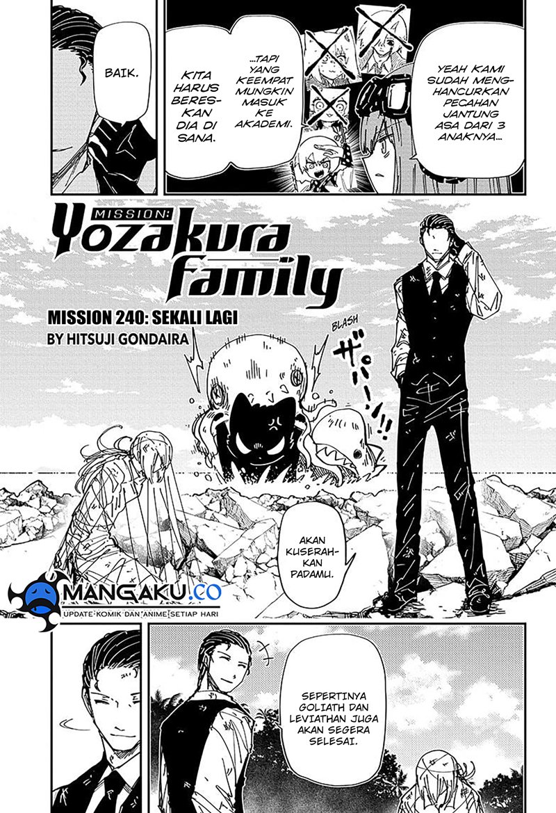Mission: Yozakura Family Chapter 240 - halaman 2