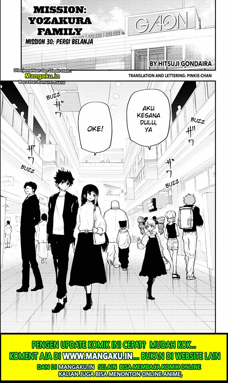 Mission: Yozakura Family Chapter 30 - halaman 3
