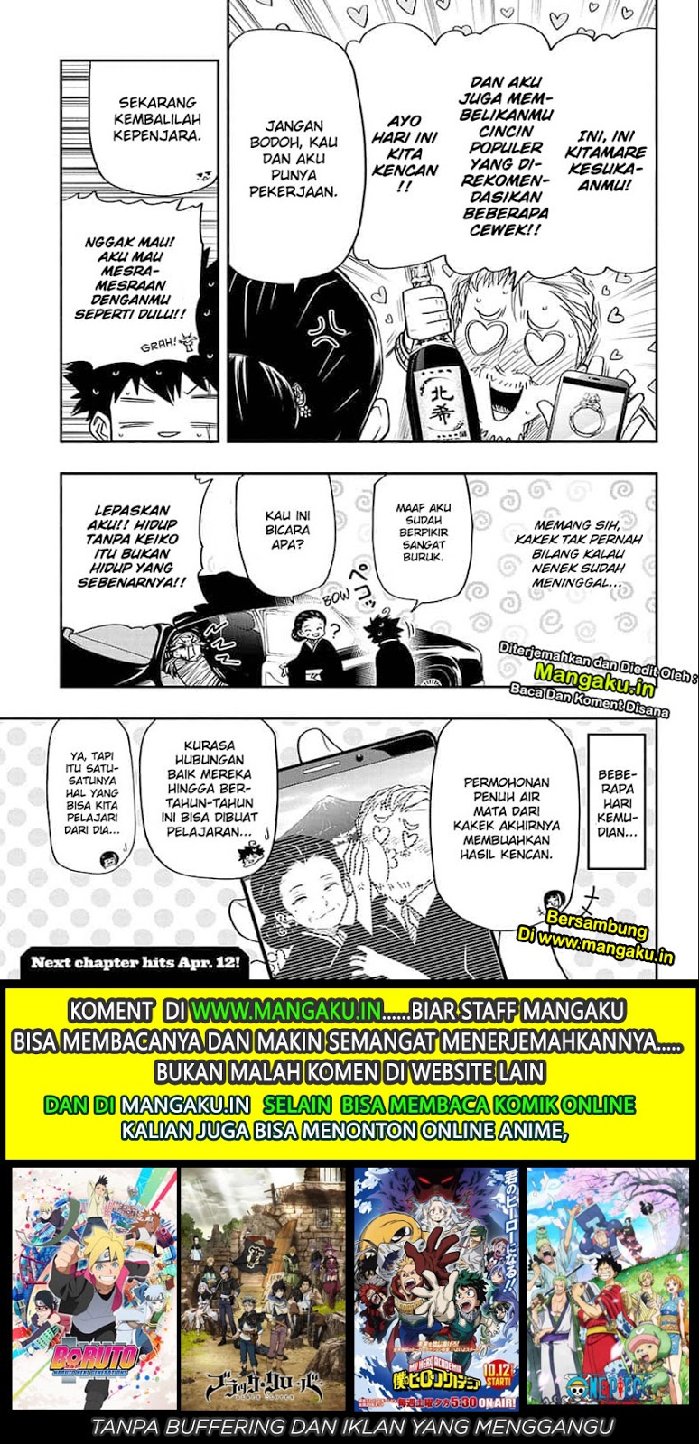 Mission: Yozakura Family Chapter 31 - halaman 21