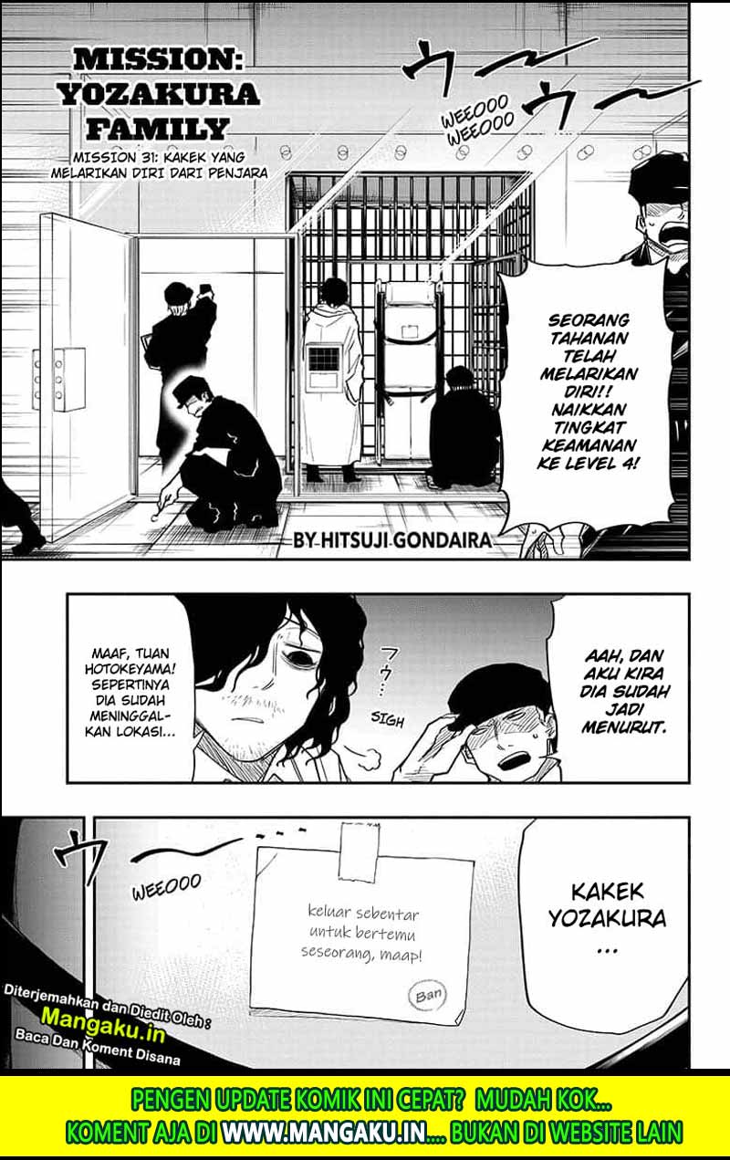 Mission: Yozakura Family Chapter 31 - halaman 3