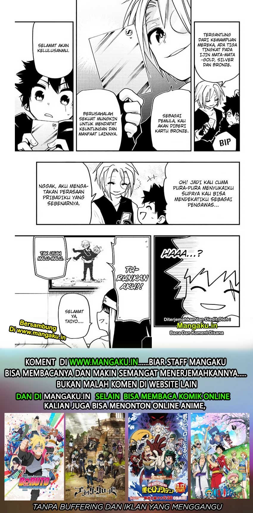 Mission: Yozakura Family Chapter 34 - halaman 20
