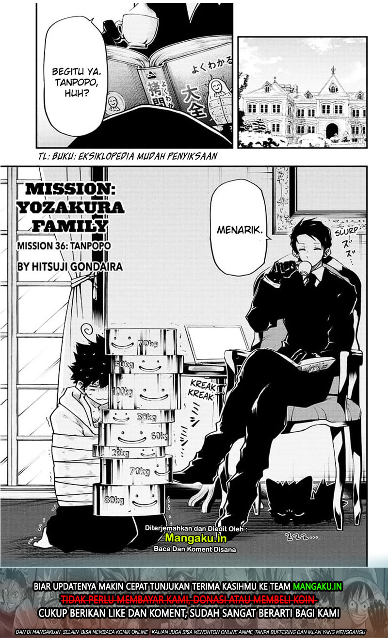Mission: Yozakura Family Chapter 36 - halaman 2