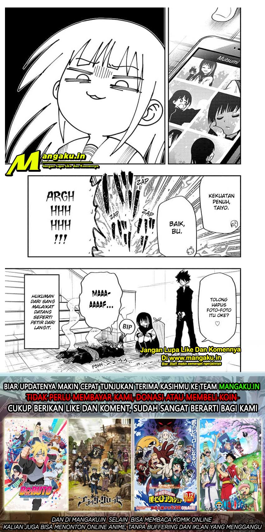 Mission: Yozakura Family Chapter 38 - halaman 20