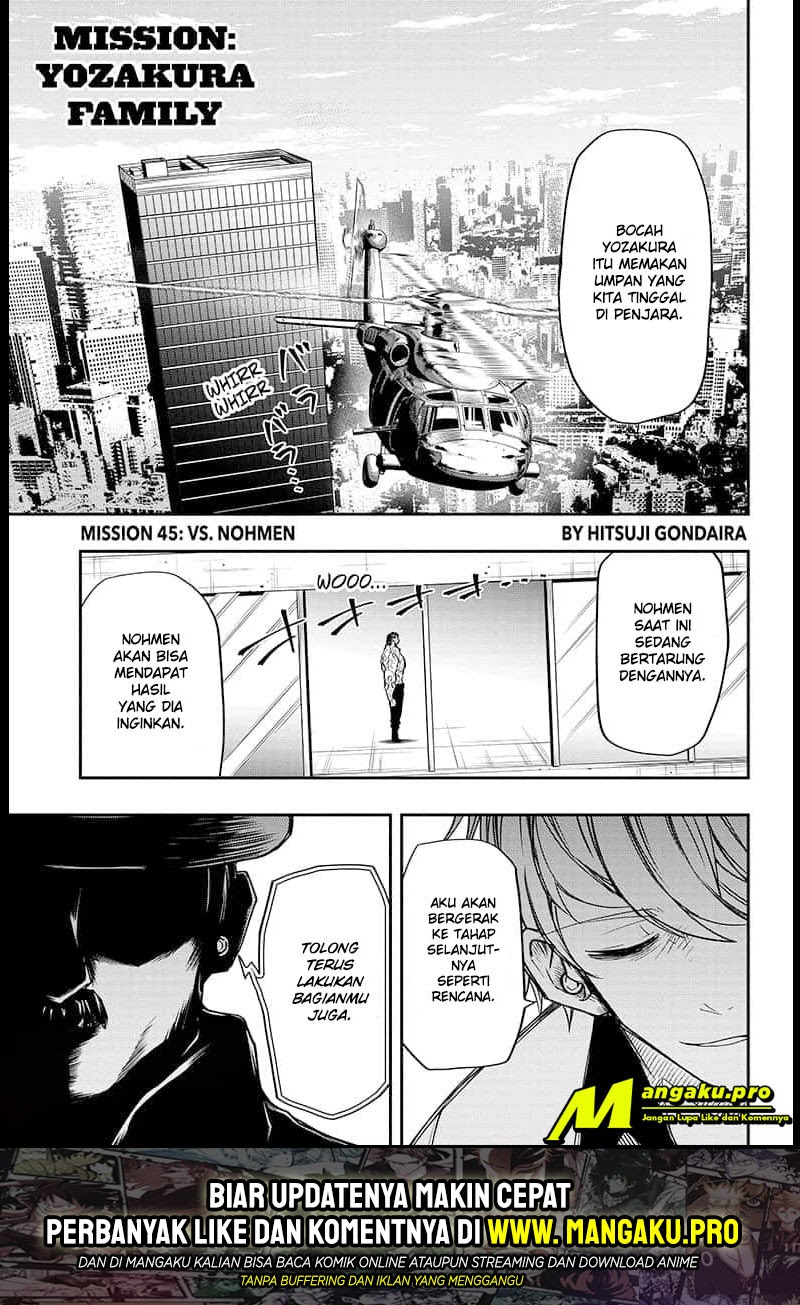 Mission: Yozakura Family Chapter 45 - halaman 2