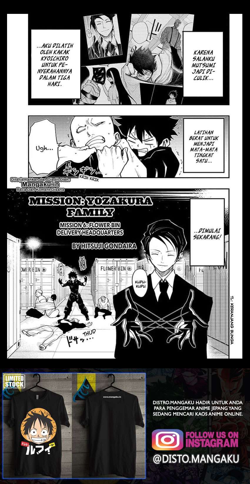 Mission: Yozakura Family Chapter 6 - halaman 2