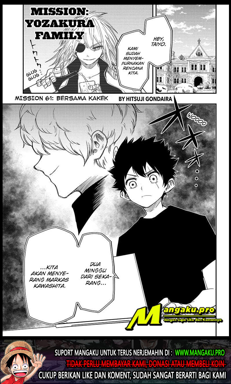 Mission: Yozakura Family Chapter 61 - halaman 2