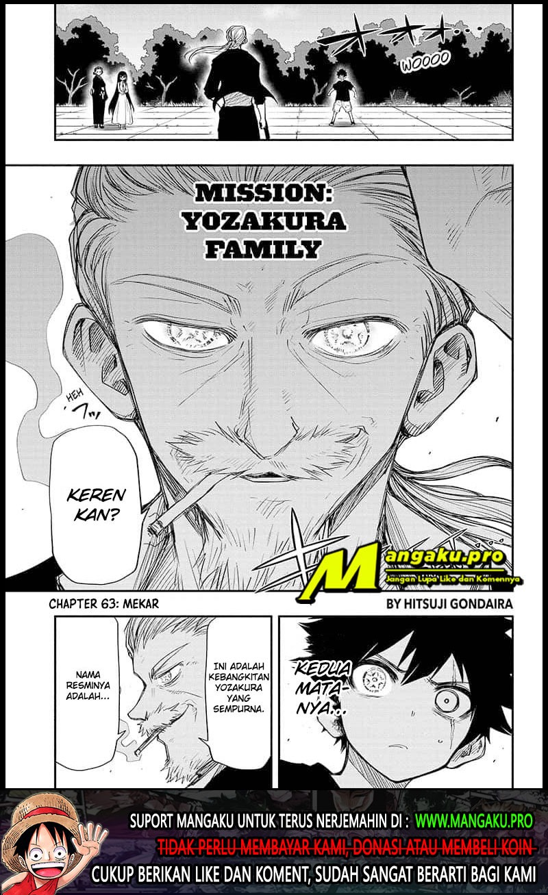 Mission: Yozakura Family Chapter 63 - halaman 2