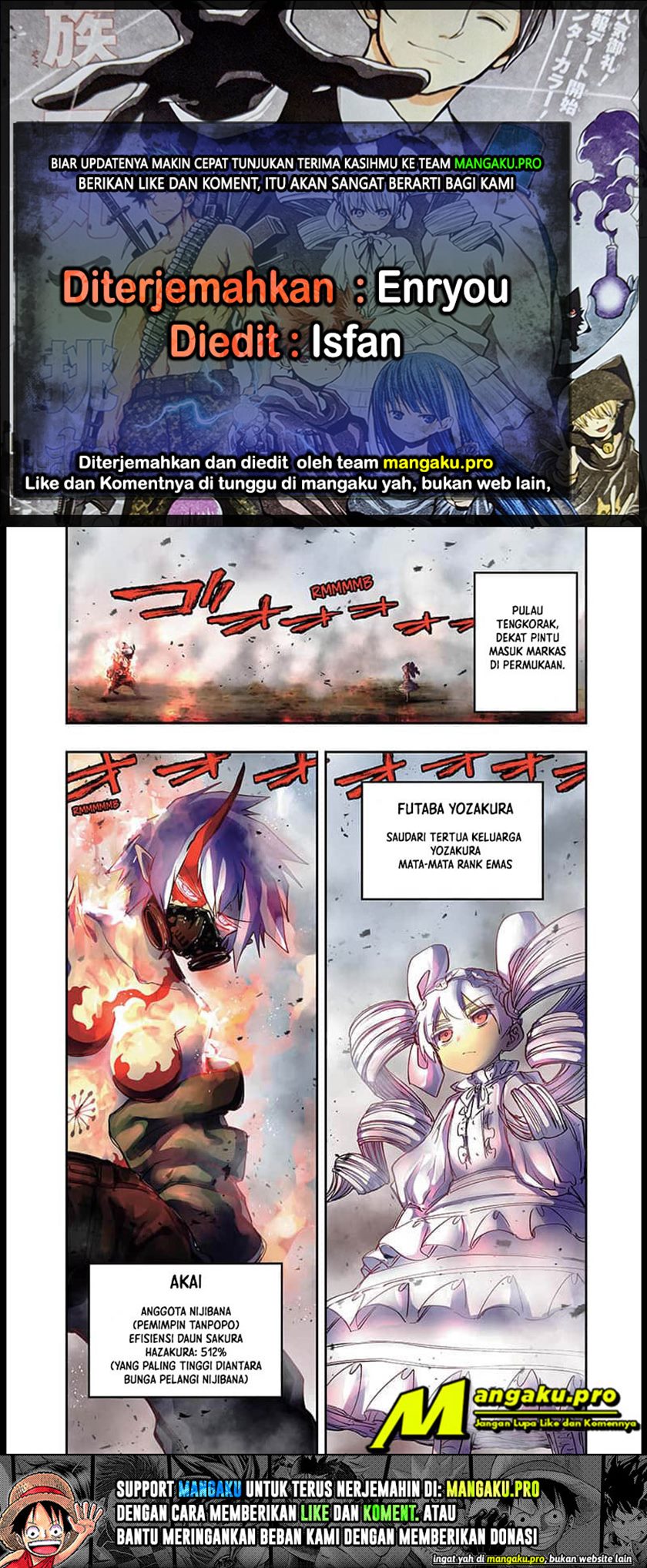 Mission: Yozakura Family Chapter 69 - halaman 1