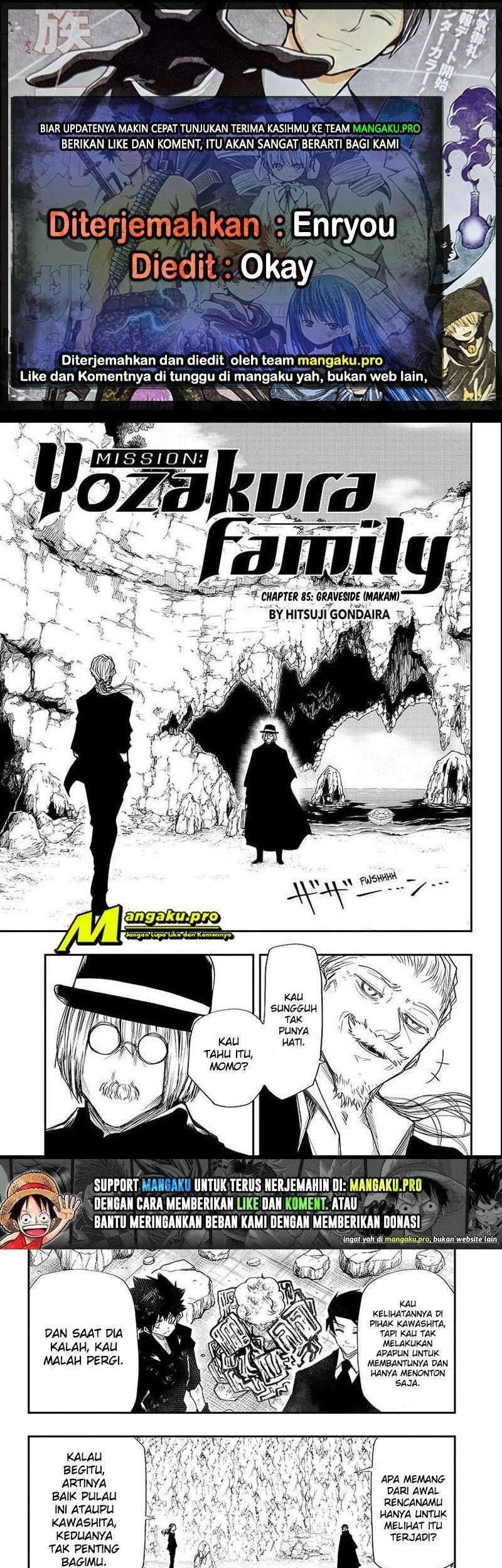 Mission: Yozakura Family Chapter 85 - halaman 1