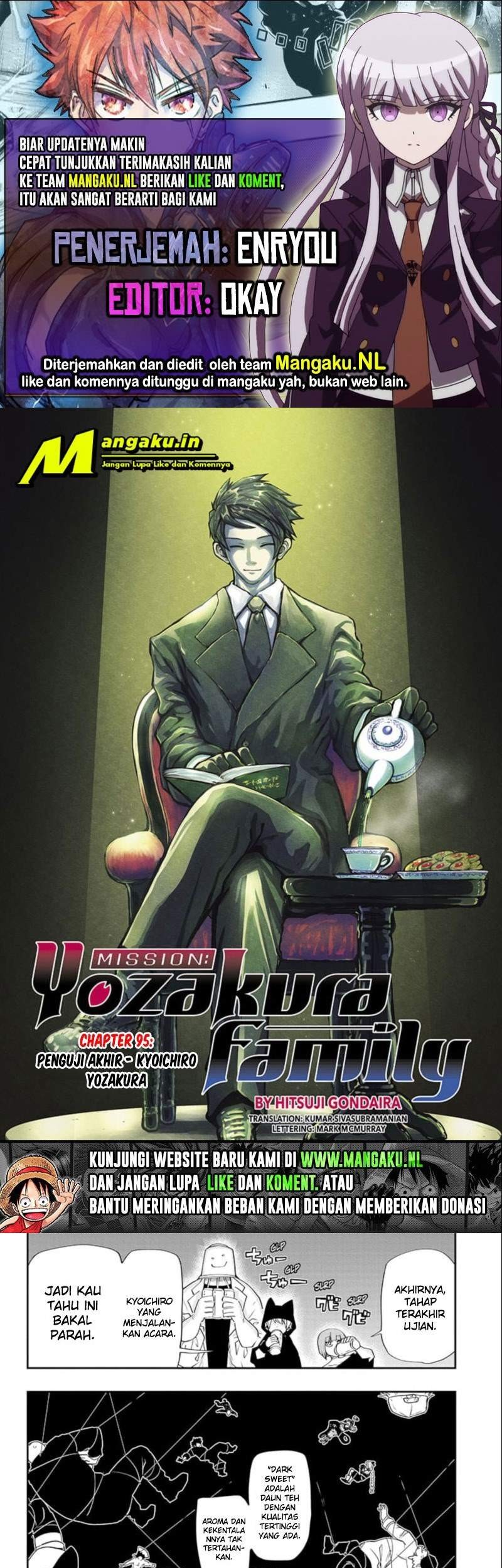 Mission: Yozakura Family Chapter 95 - halaman 1