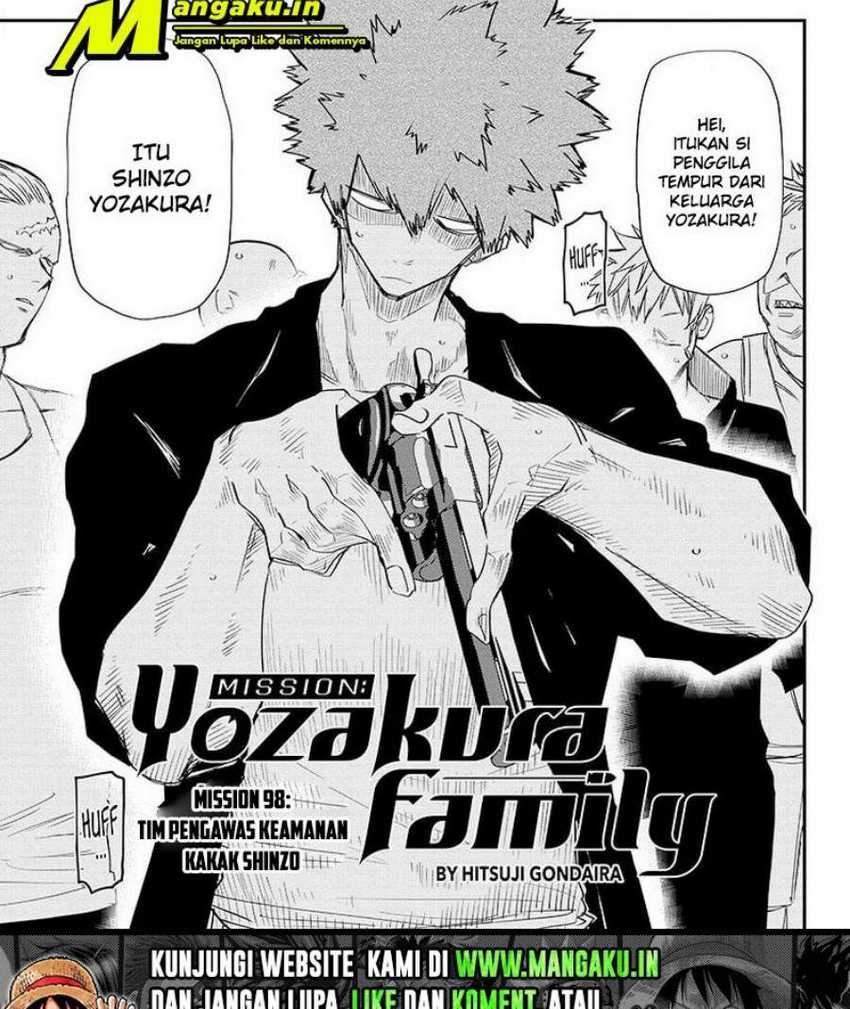 Mission: Yozakura Family Chapter 98 - halaman 2