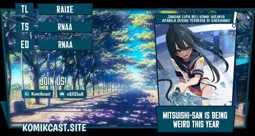 Mitsuishi-San Is Being Weird This Year Chapter 19 - halaman 1