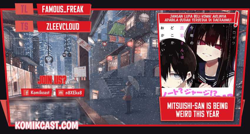 Mitsuishi-San Is Being Weird This Year Chapter 2 - halaman 1