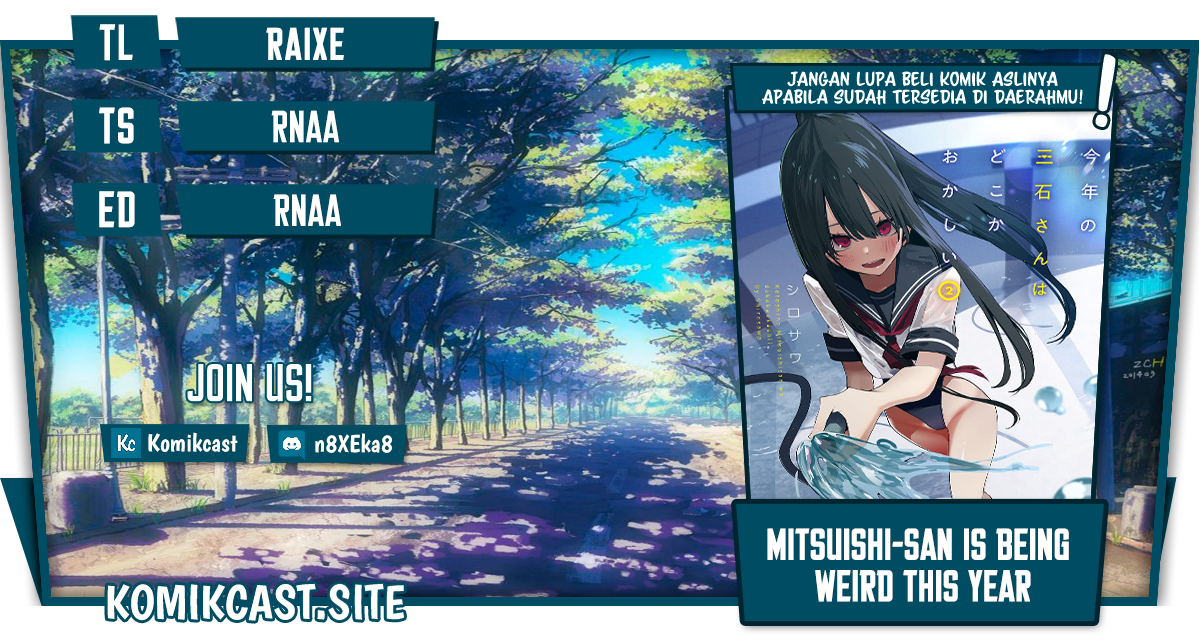 Mitsuishi-San Is Being Weird This Year Chapter 21 - halaman 1