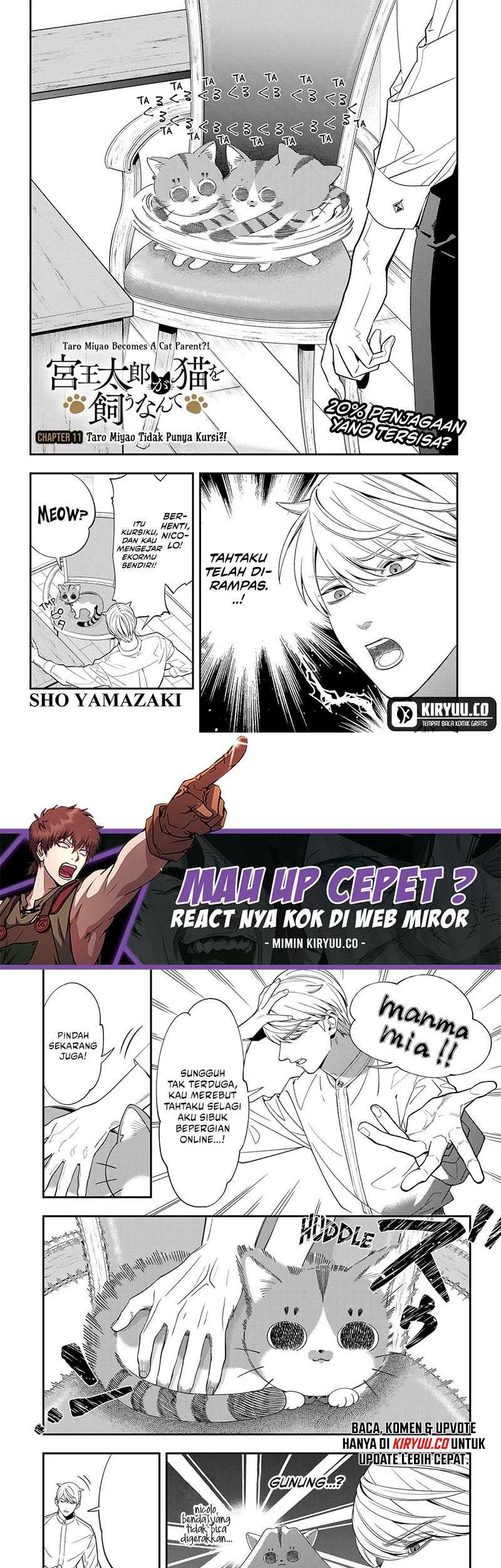 Miyaou Tarou ga Neko wo Kau Nante Chapter 11 - halaman 4