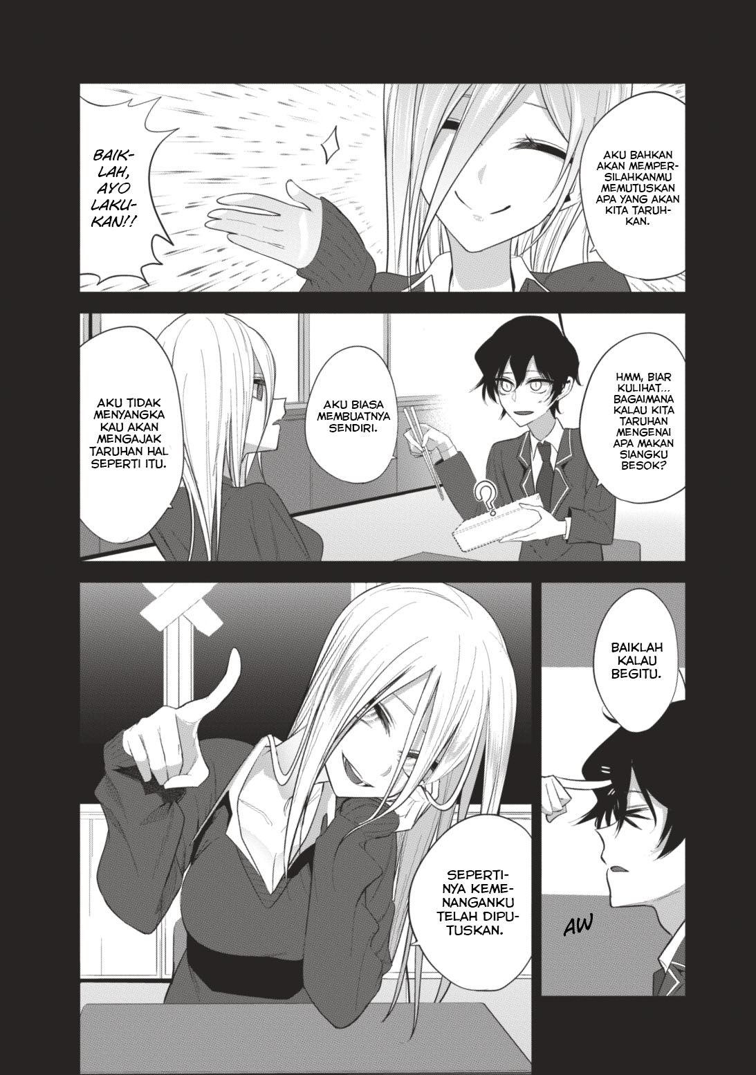 Mizuki-senpai no Koi Uranai Chapter 5 - halaman 8