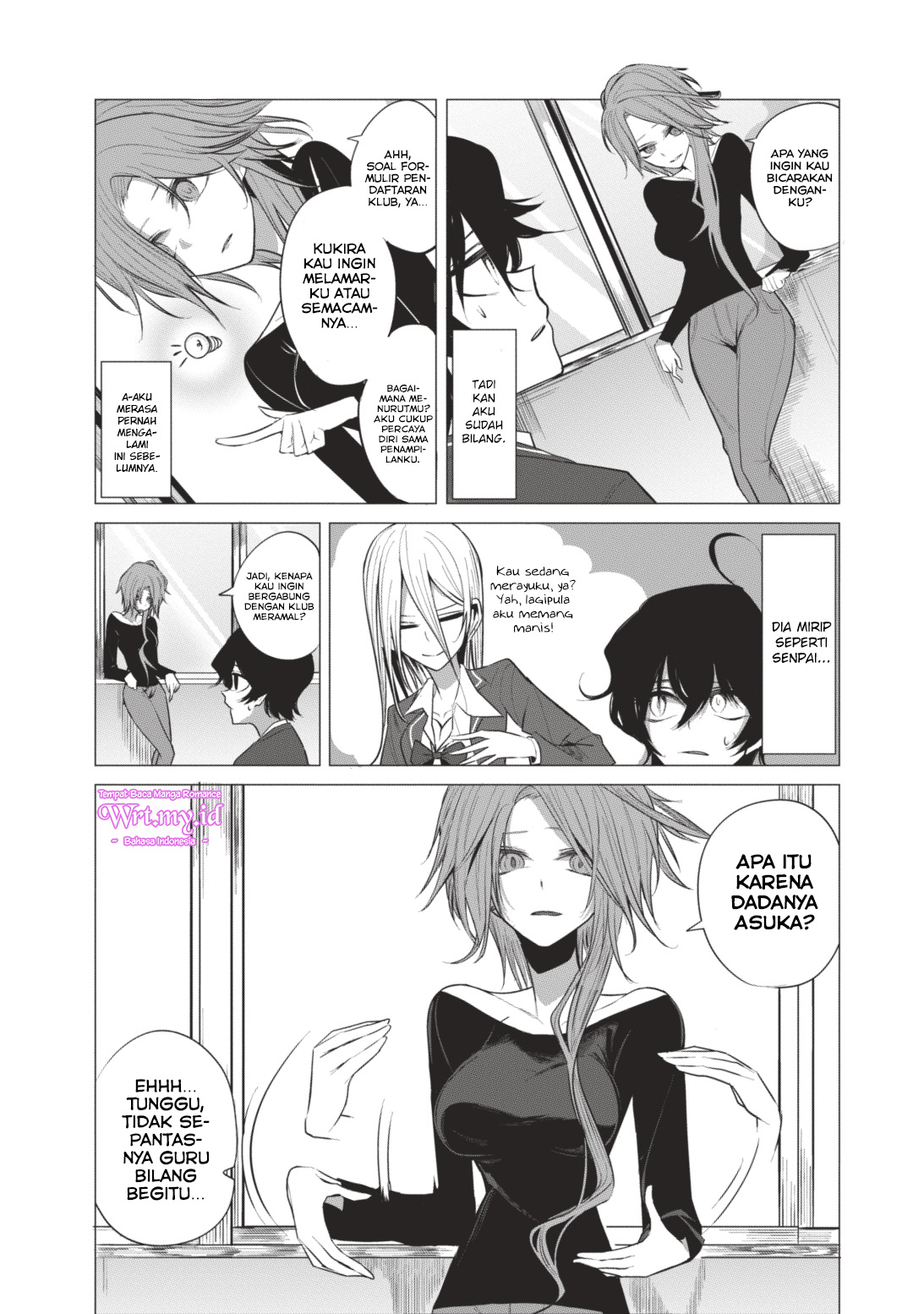 Mizuki-senpai no Koi Uranai Chapter 6 - halaman 4