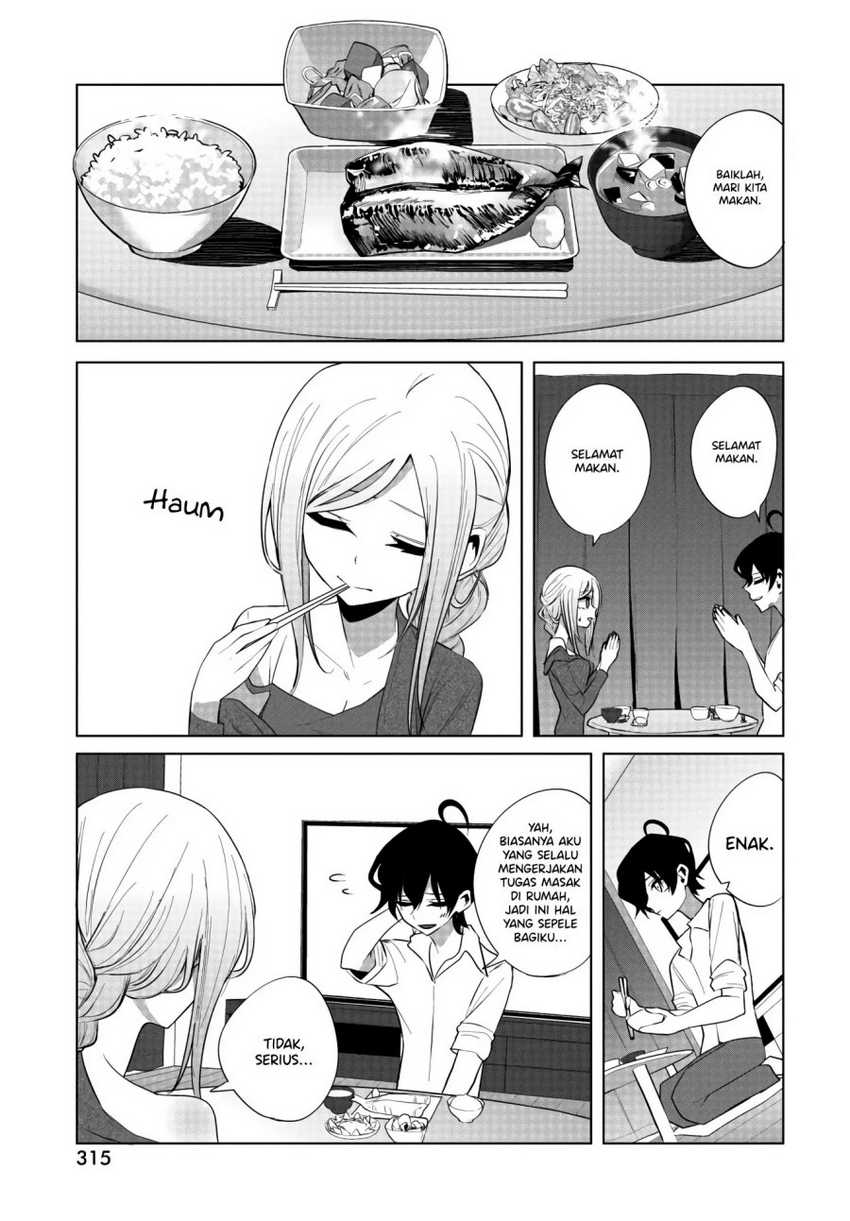 Mizuki-senpai no Koi Uranai Chapter 9 - halaman 14