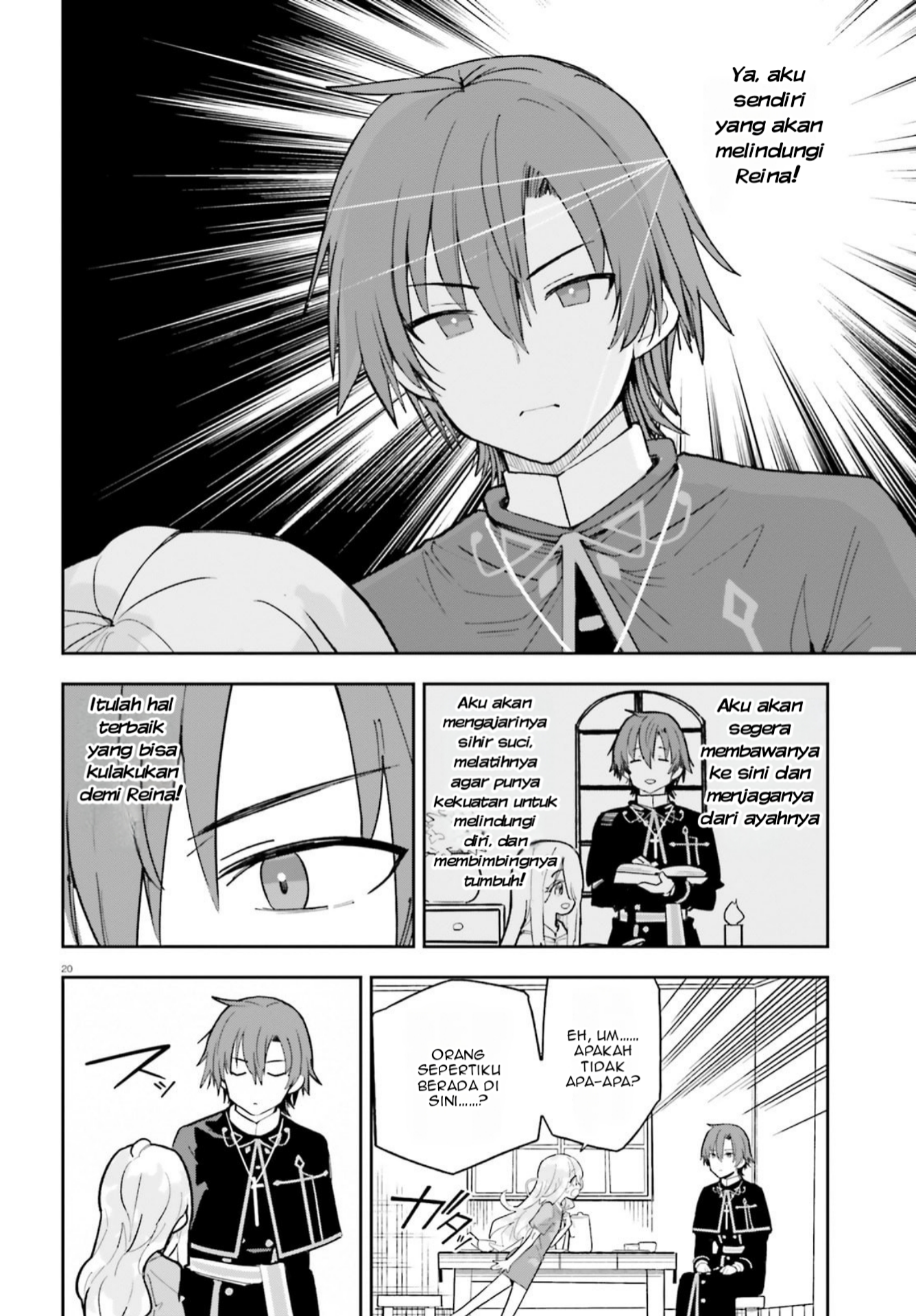 Mob Shisai dakedo, Kono Sekai ga Otome Game dato Kizuita node Heroine wo Ikusei shimasu Chapter 1 - halaman 20