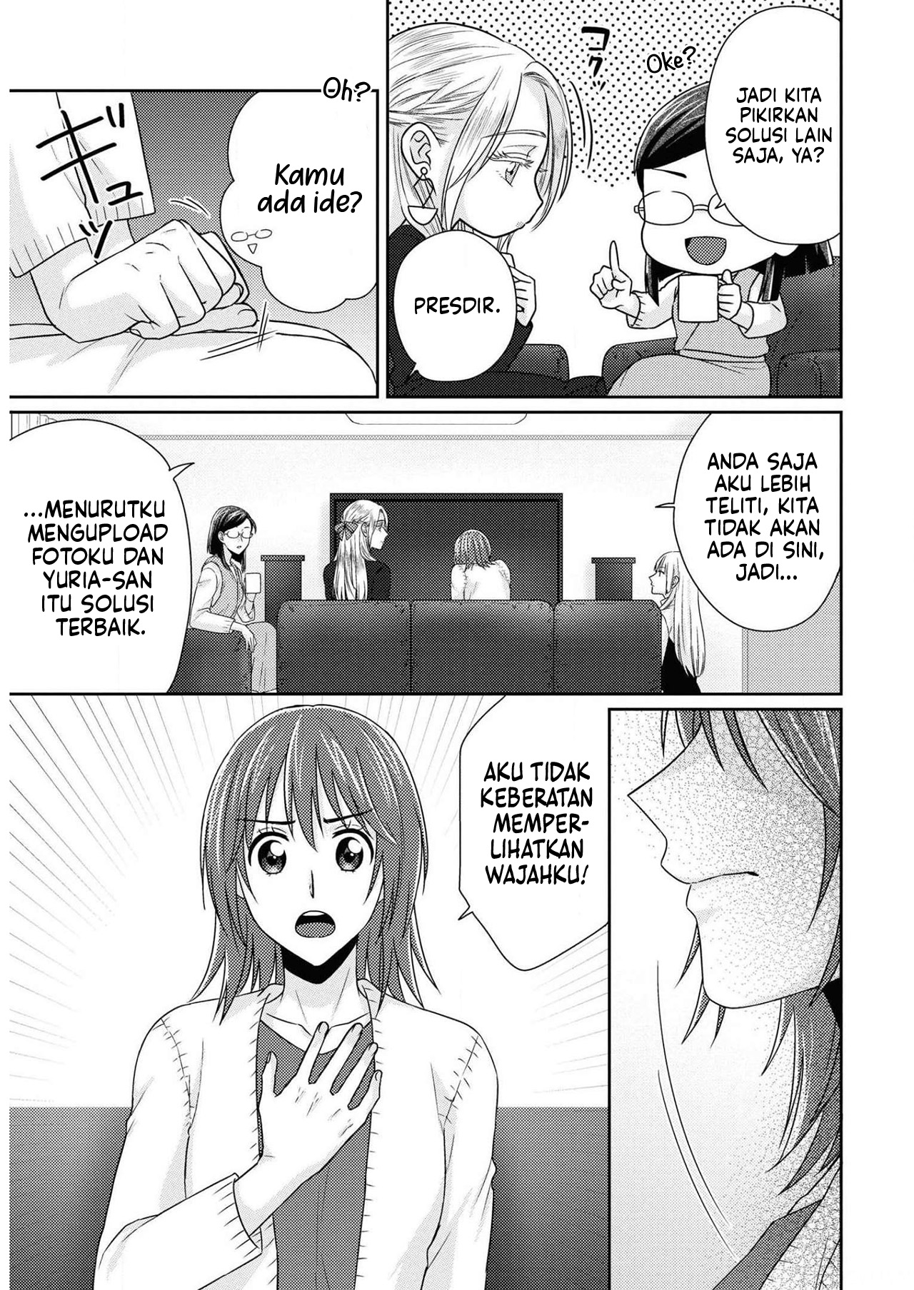 Model-chan to Jimi Mane-san Chapter 10 - halaman 15