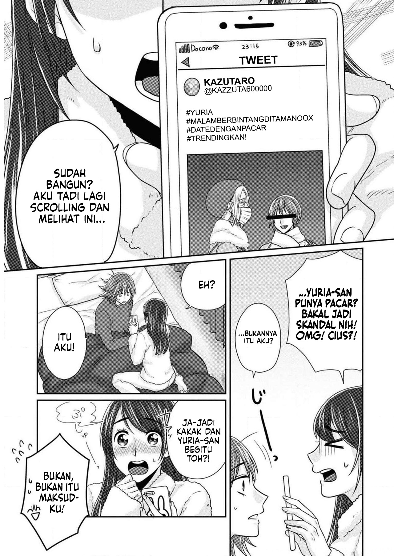 Model-chan to Jimi Mane-san Chapter 10 - halaman 5