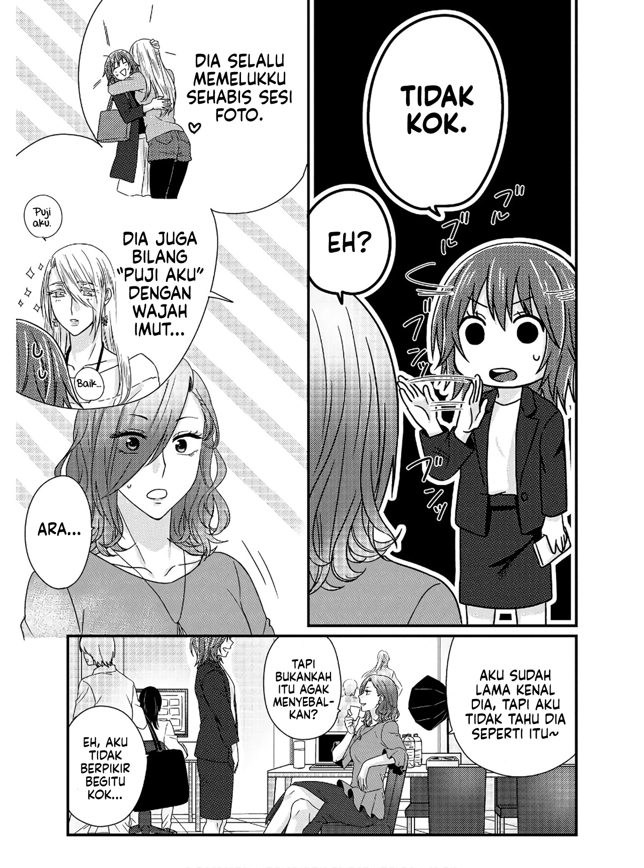 Model-chan to Jimi Mane-san Chapter 3 - halaman 18