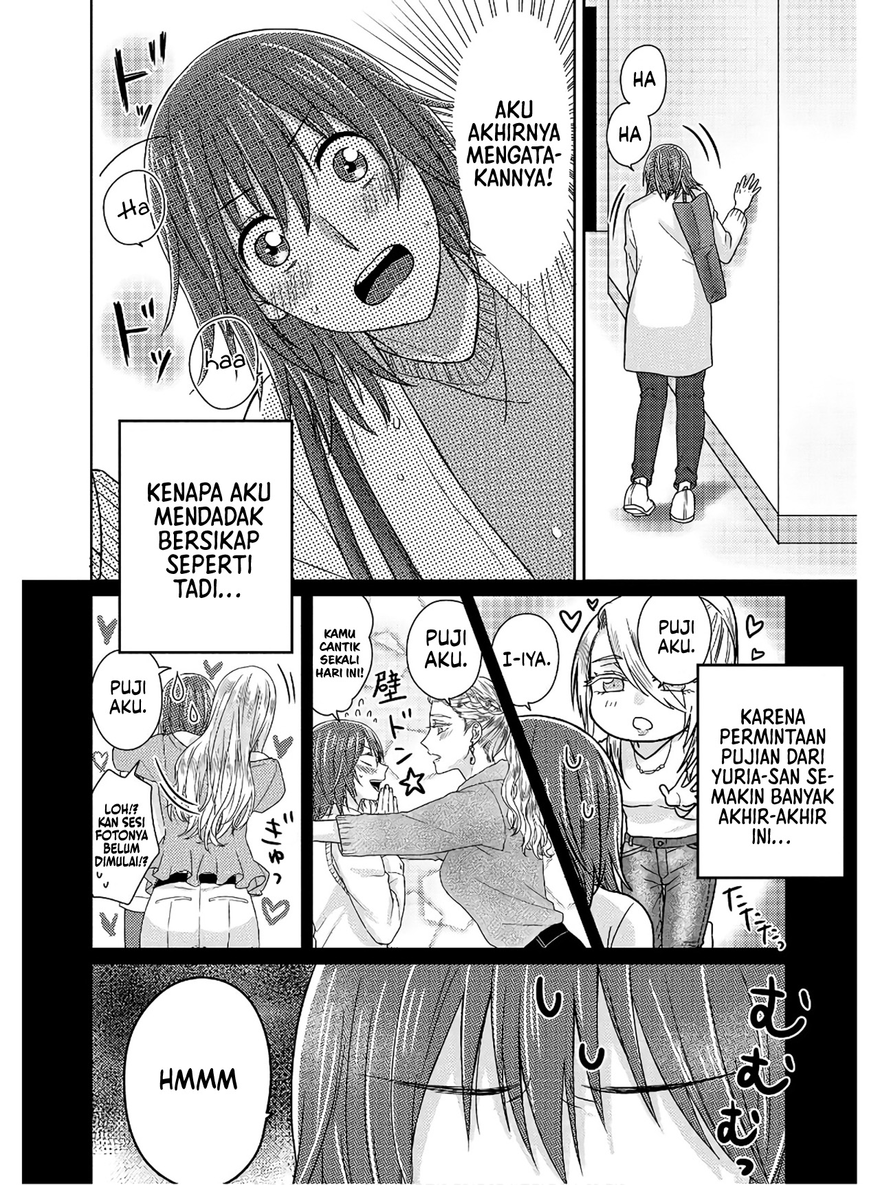 Model-chan to Jimi Mane-san Chapter 4 - halaman 7