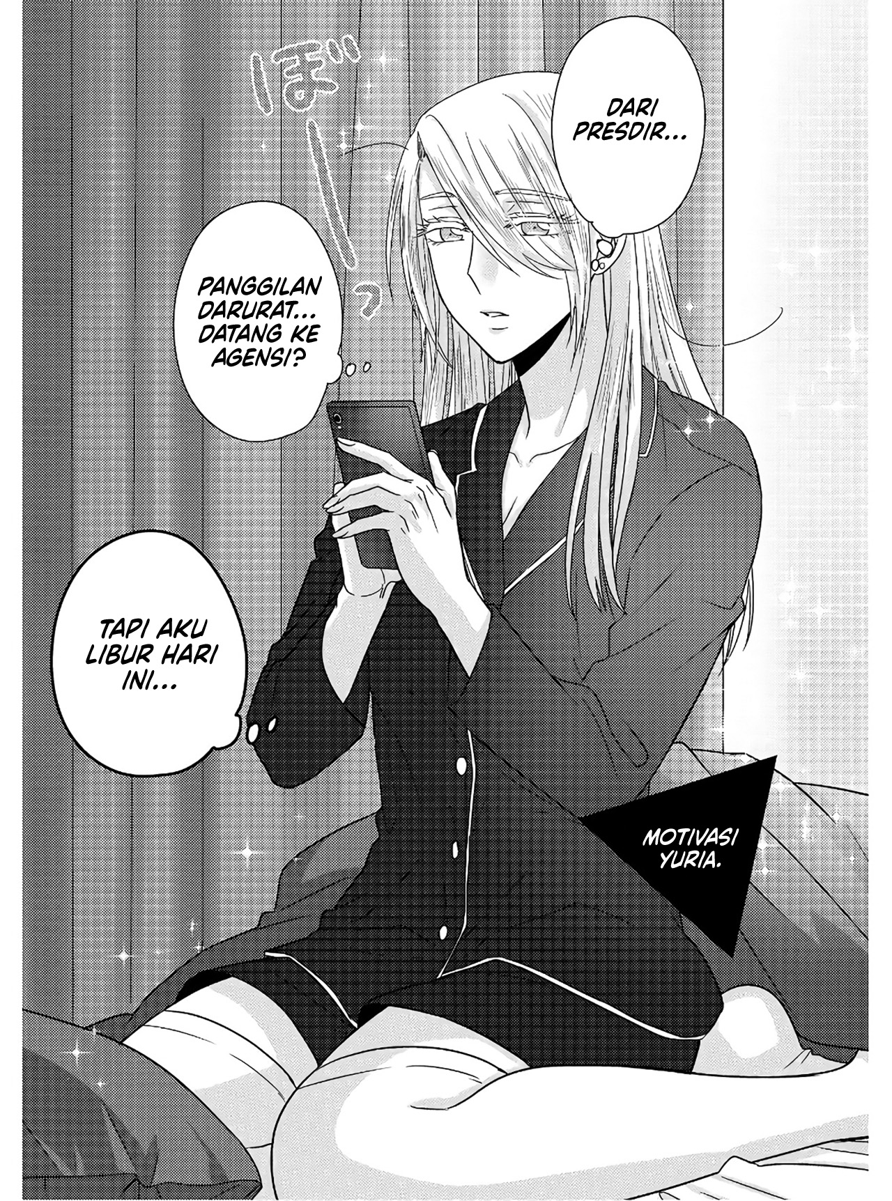 Model-chan to Jimi Mane-san Chapter 5.5 - halaman 6