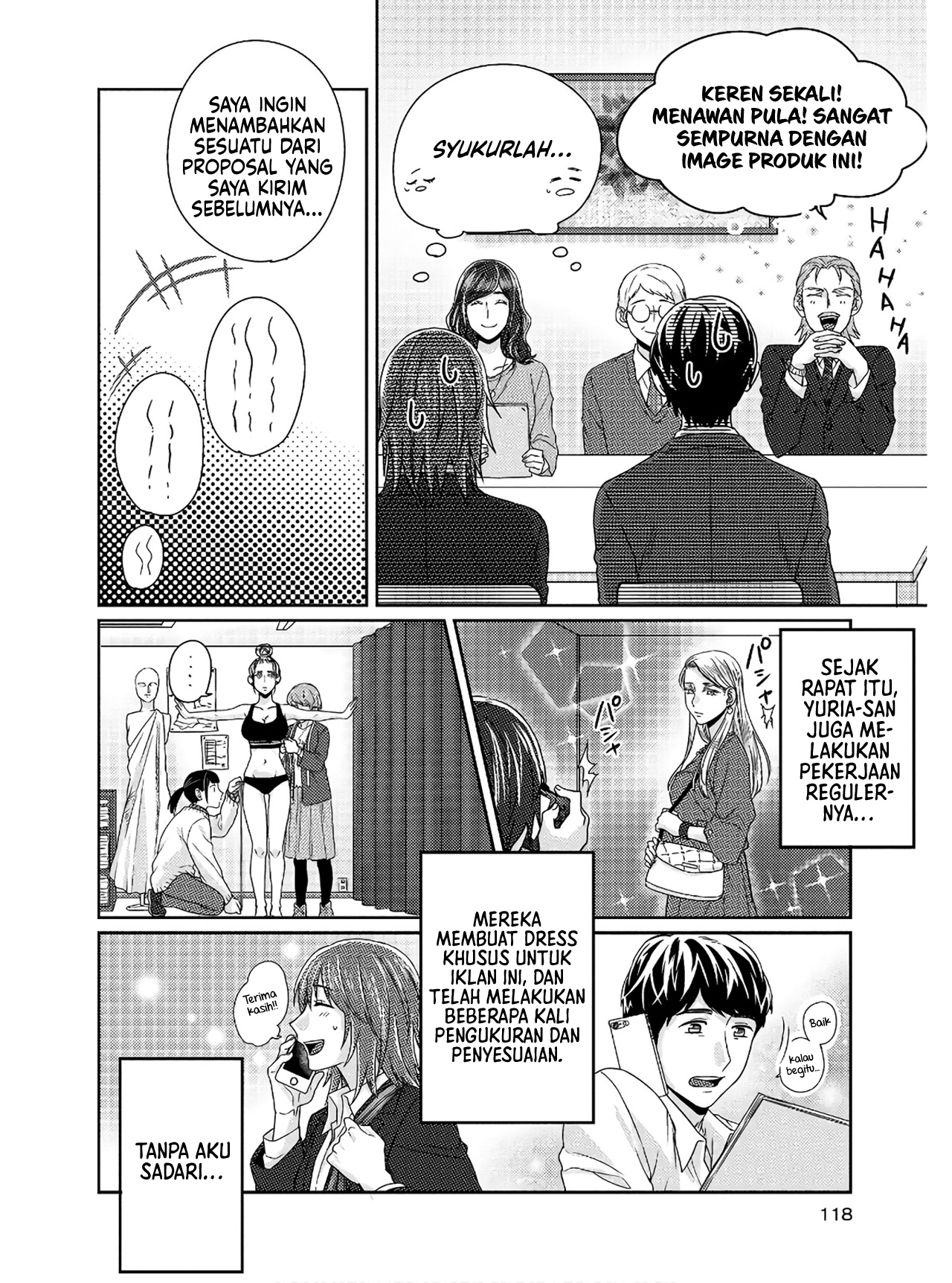 Model-chan to Jimi Mane-san Chapter 5 - halaman 13