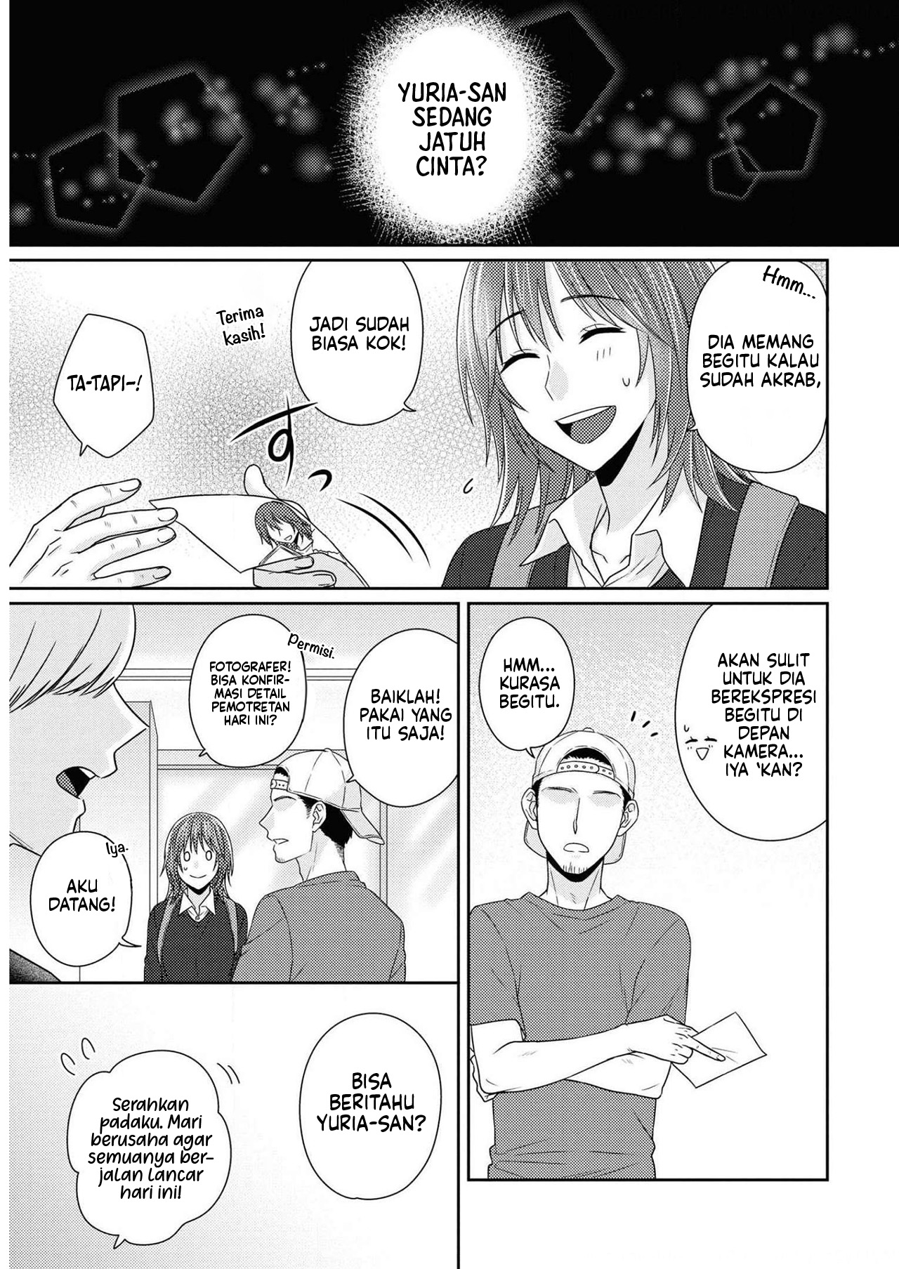 Model-chan to Jimi Mane-san Chapter 8 - halaman 3