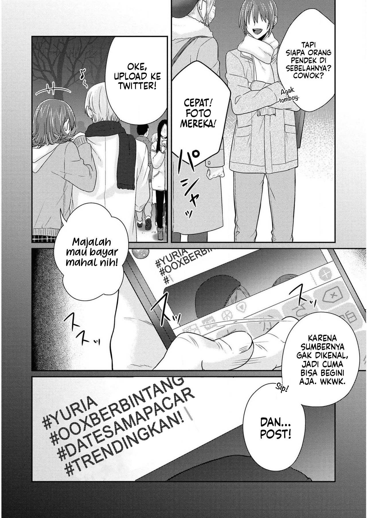 Model-chan to Jimi Mane-san Chapter 9 - halaman 21