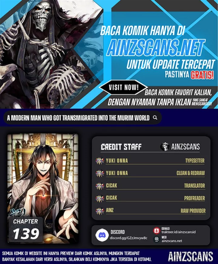 Modern Man Who Fall Into Murim Chapter 139 - halaman 1