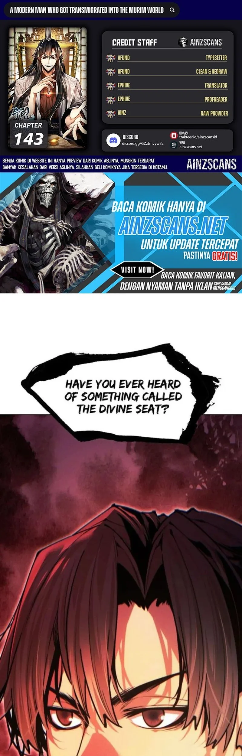 Modern Man Who Fall Into Murim Chapter 143 - halaman 1