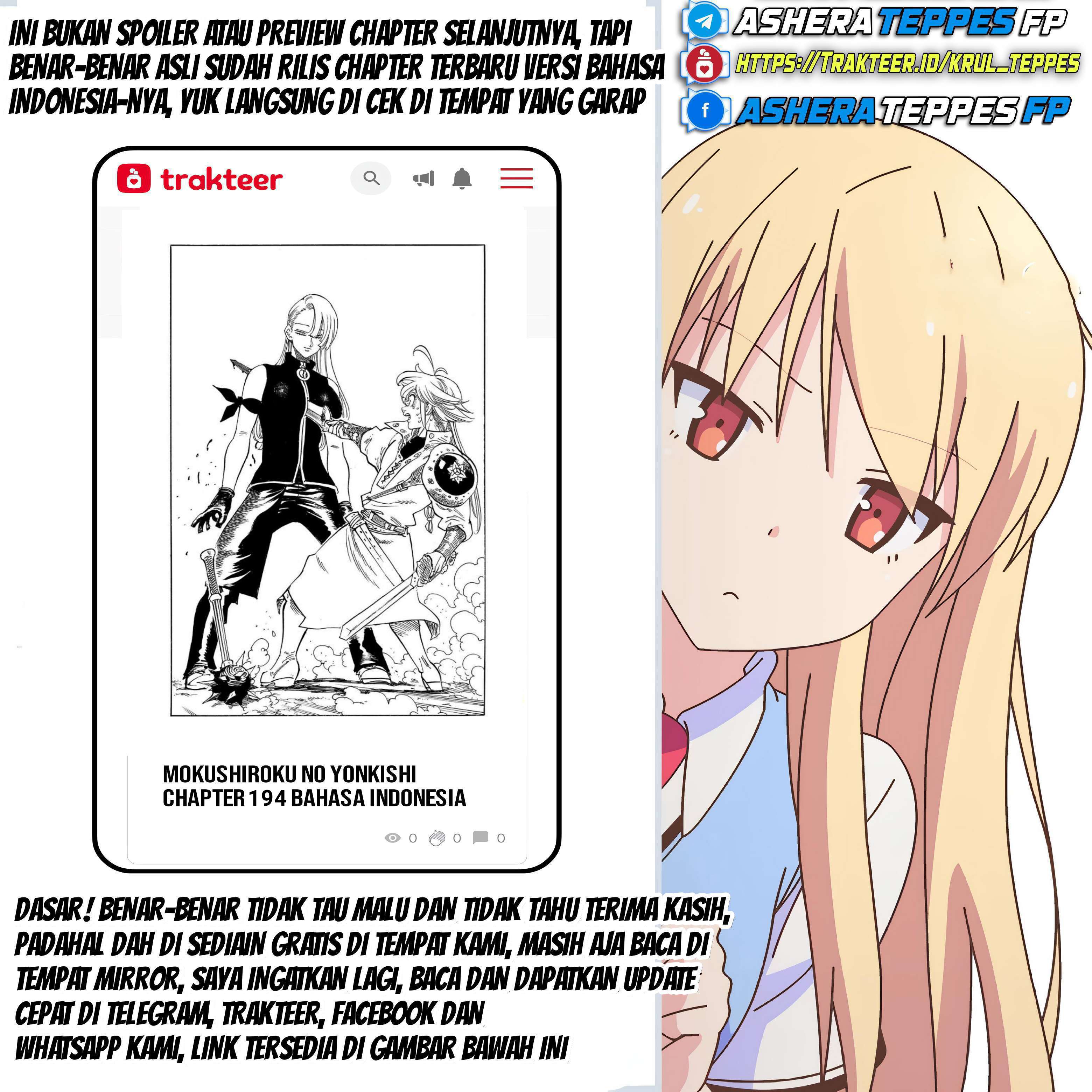 Mokushiroku no Yonkishi Chapter 187 - halaman 22