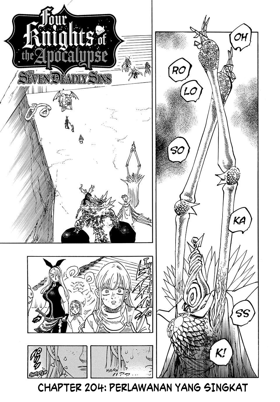 Mokushiroku no Yonkishi Chapter 204 - halaman 4