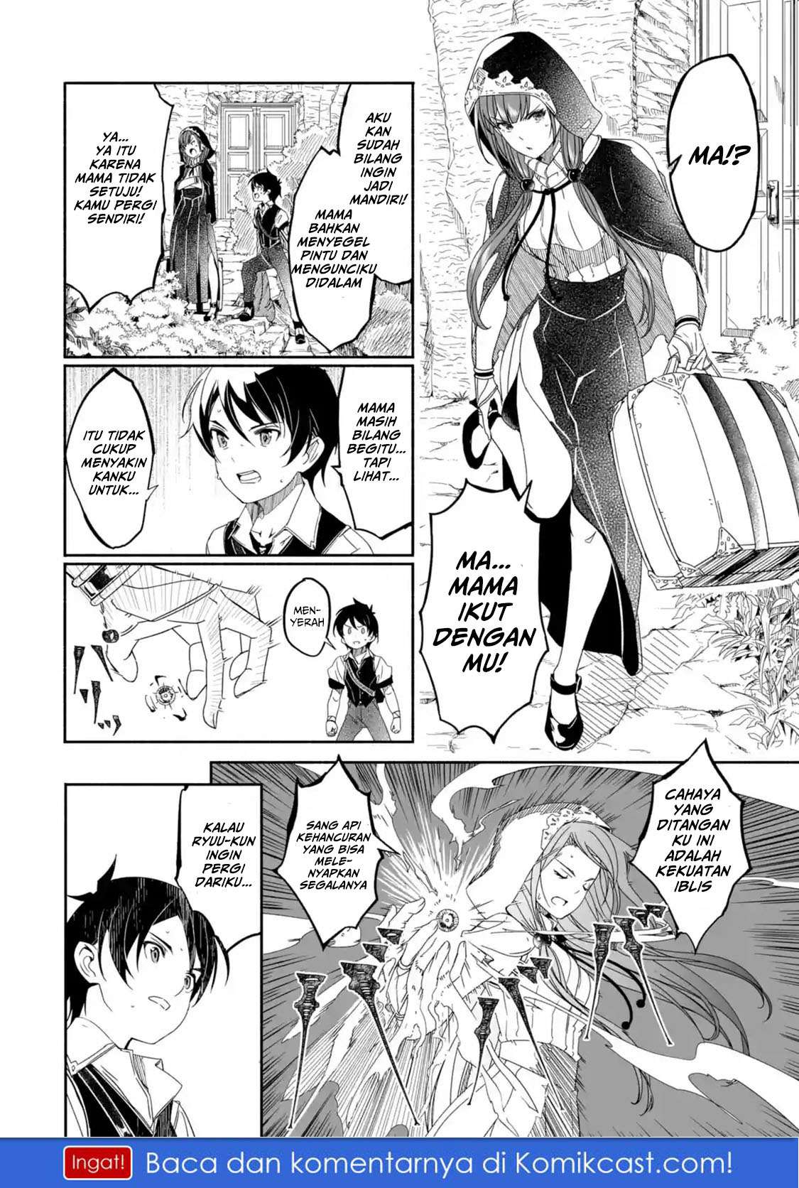 Mom, Please Don’t Come Adventuring With Me! Chapter 1.3 - halaman 13