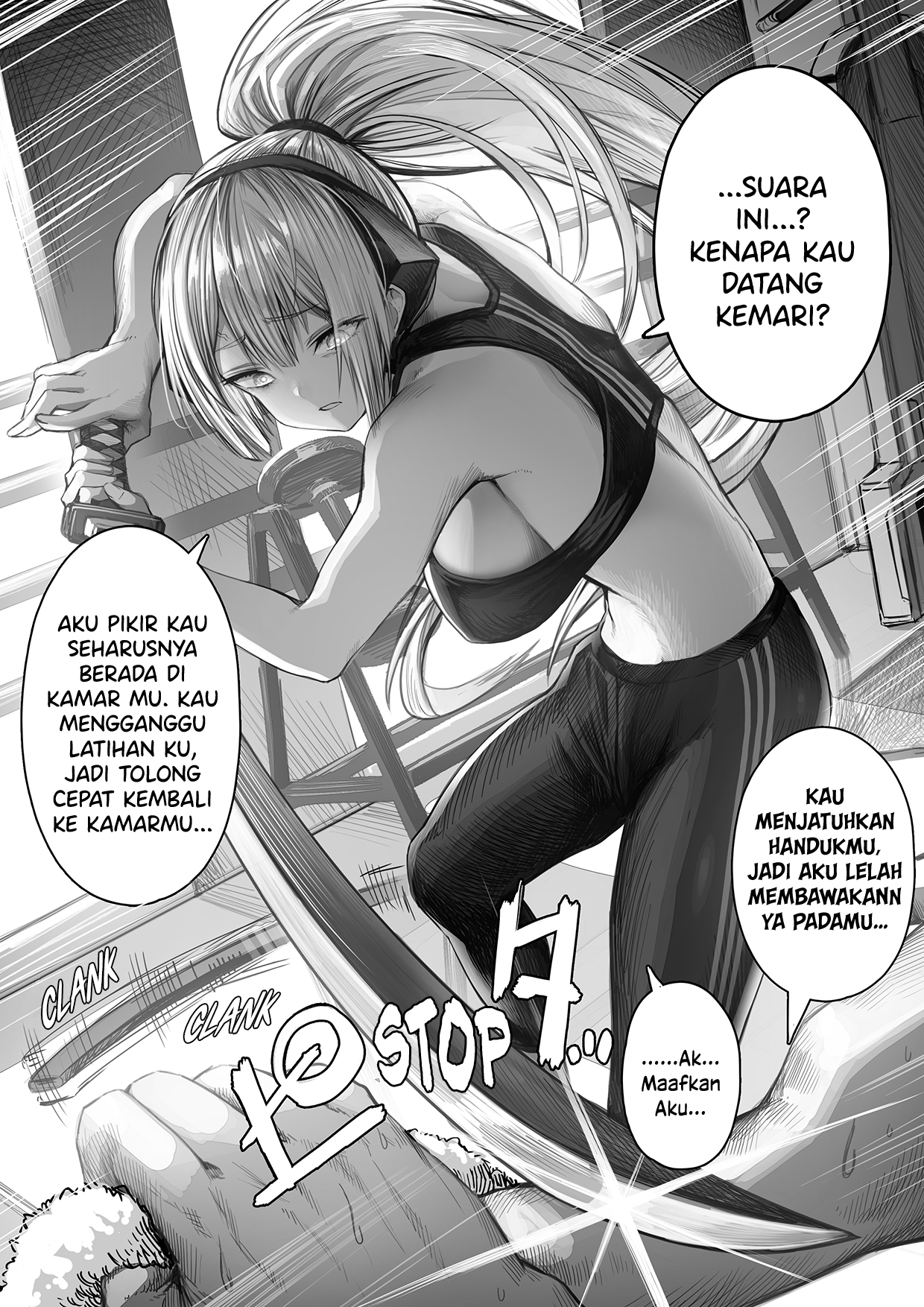 Momoku Kenshi no Goei no Maai Chapter 2 - halaman 1