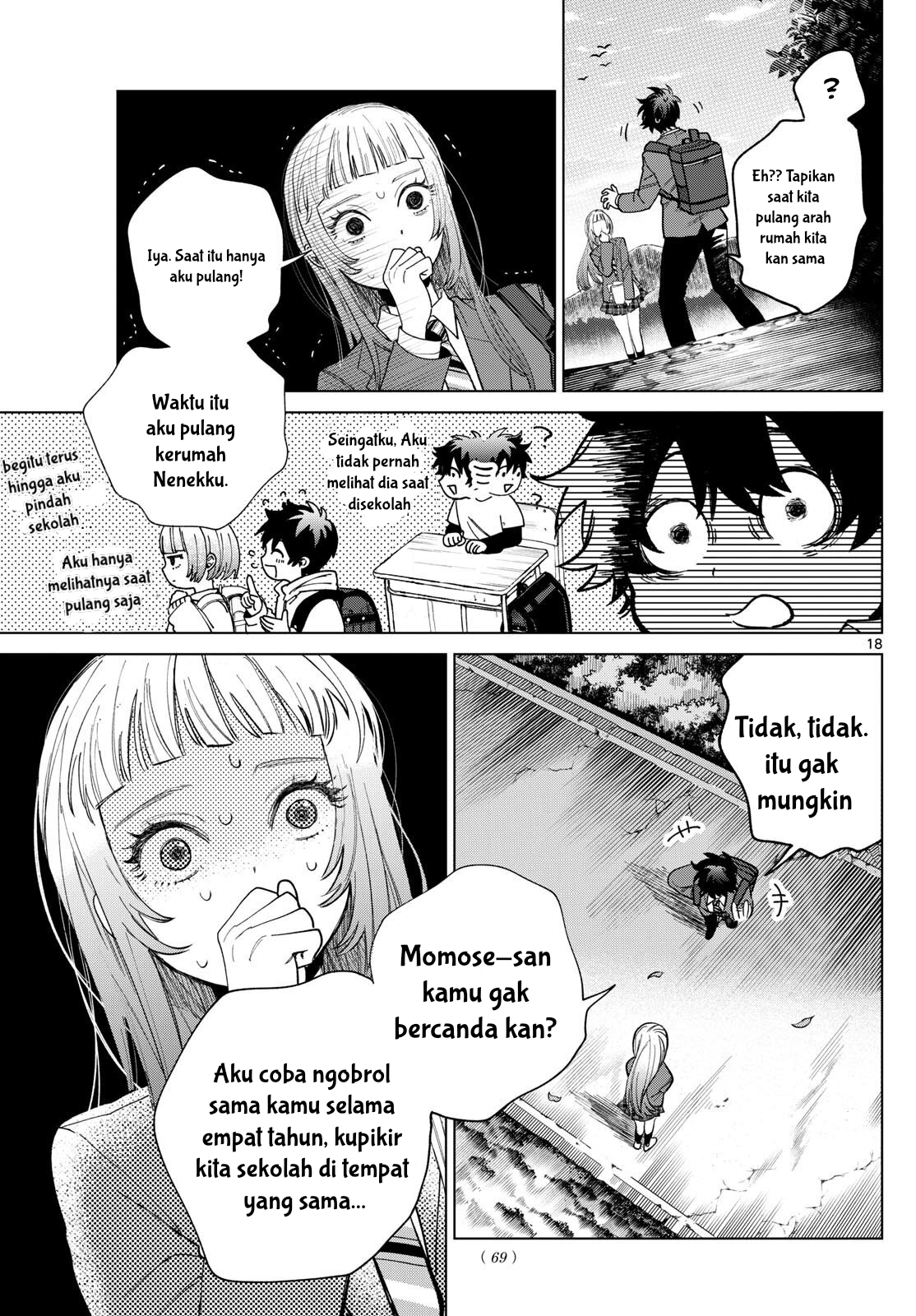 Momose Akira no Hatsukoi Hatanchuu. Chapter 3 - halaman 19