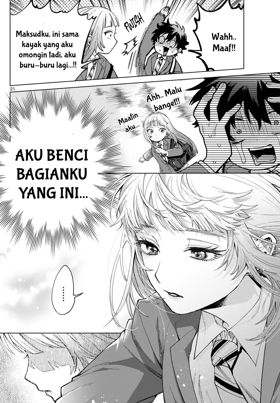 Momose Akira no Hatsukoi Hatanchuu. Chapter 3 - halaman 22