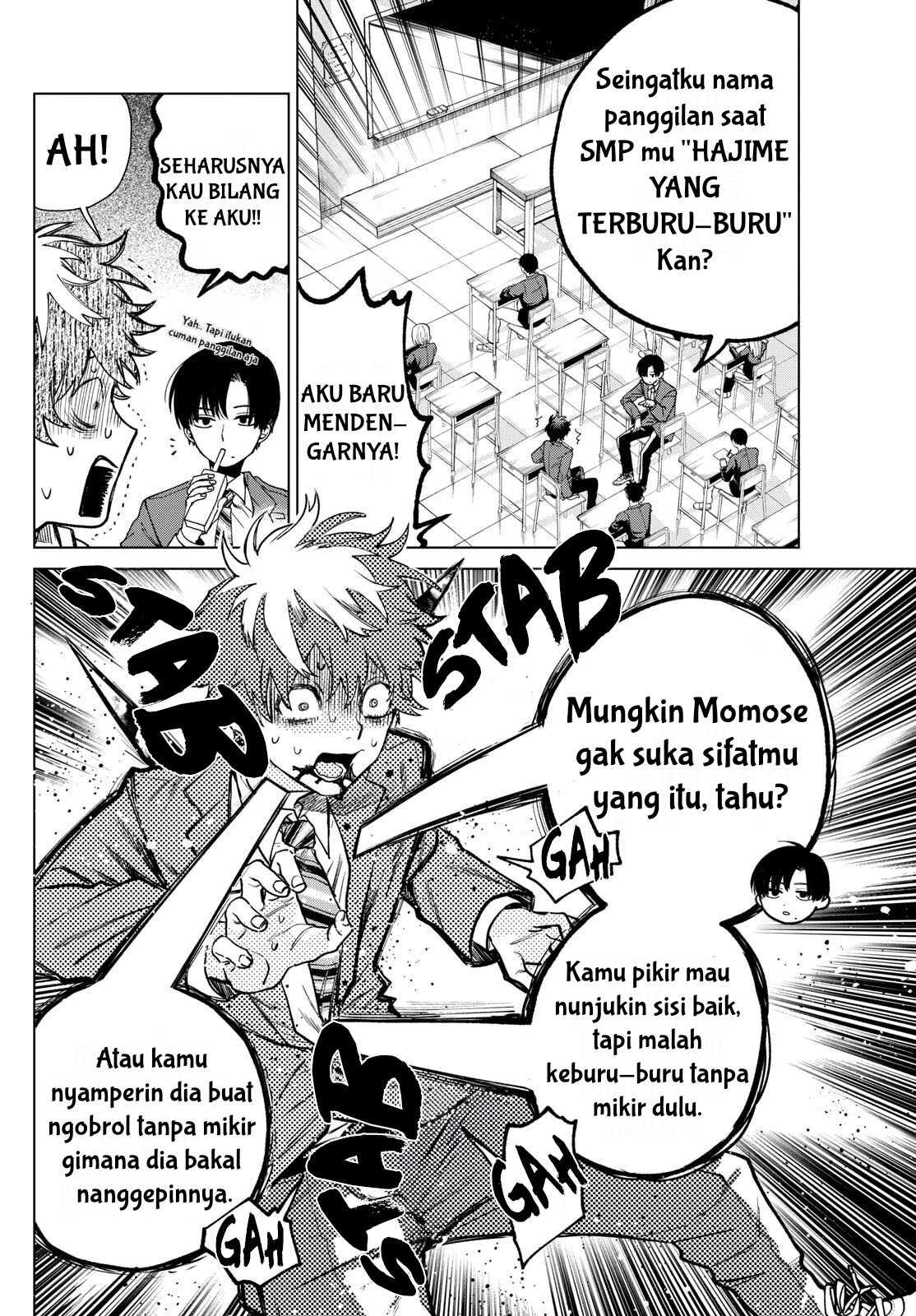 Momose Akira no Hatsukoi Hatanchuu. Chapter 3 - halaman 6