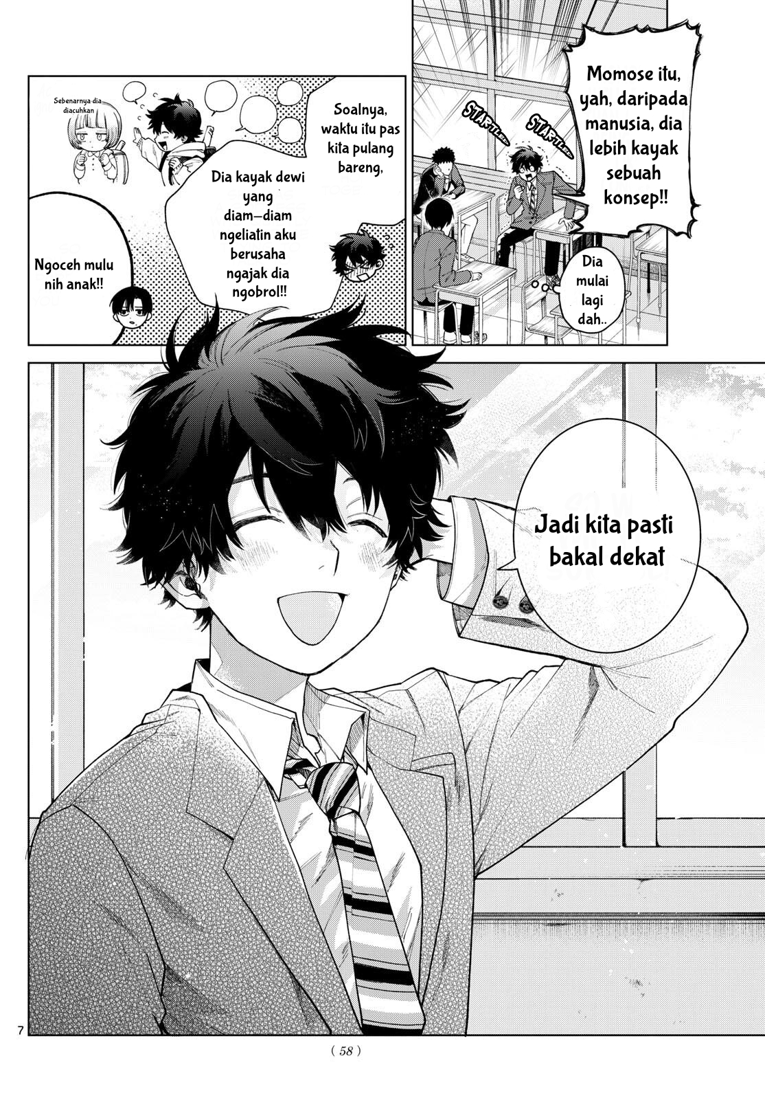Momose Akira no Hatsukoi Hatanchuu. Chapter 3 - halaman 8
