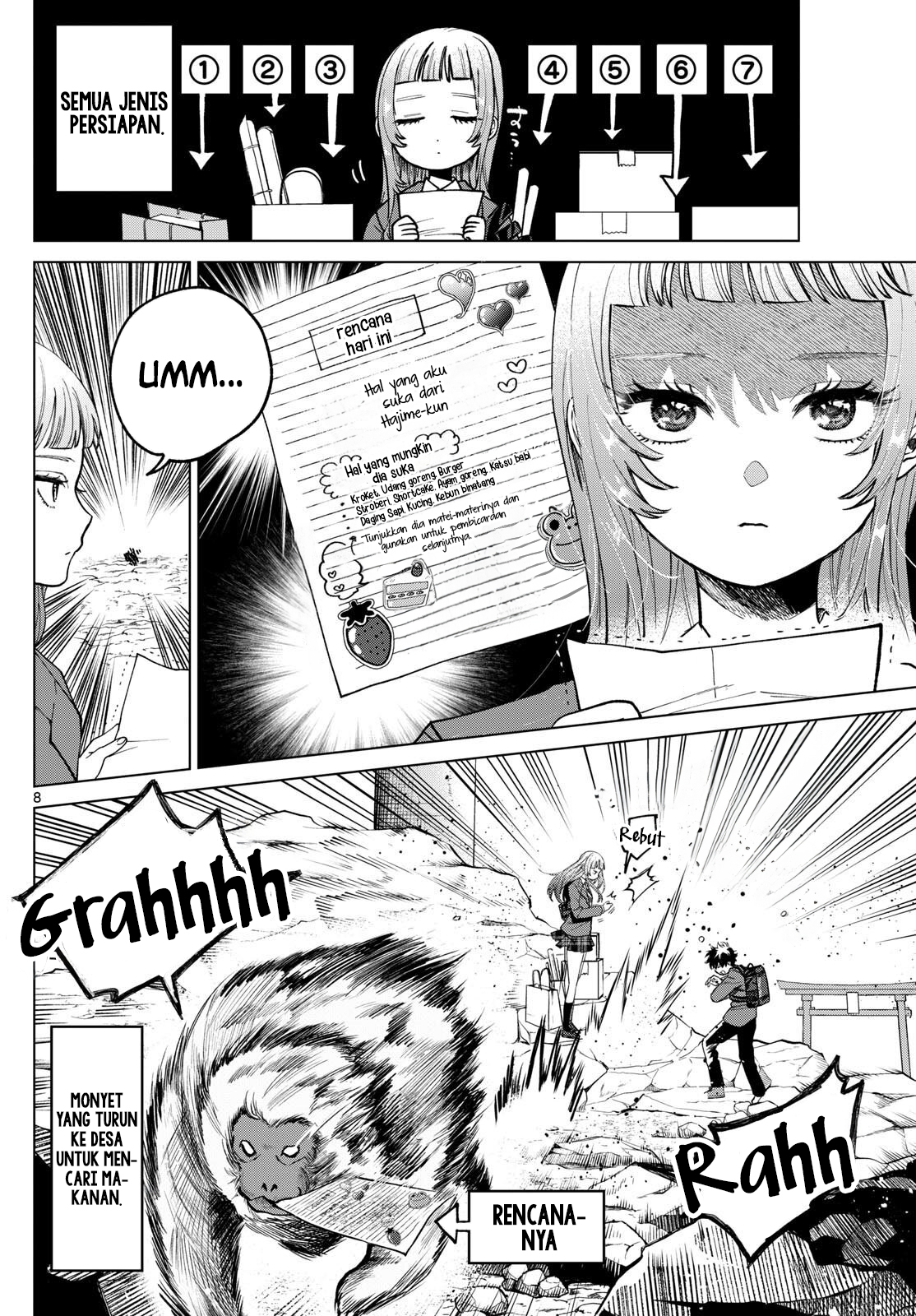 Momose Akira no Hatsukoi Hatanchuu. Chapter 7 - halaman 9
