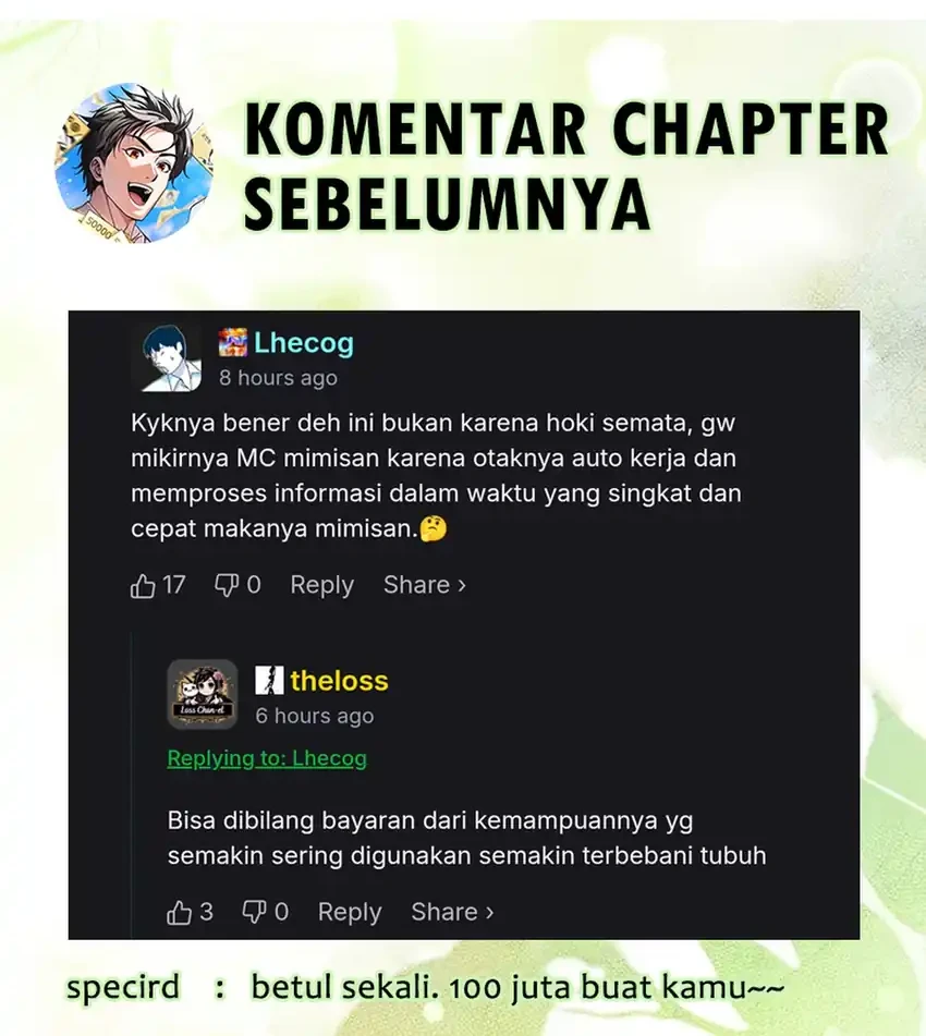 Money Keeps Piling Up No Matter How Much I Spend Chapter 9 - halaman 51
