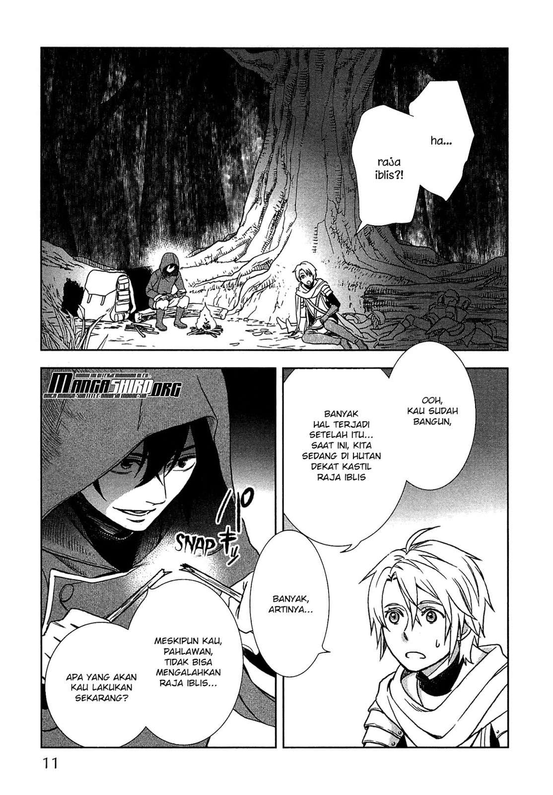 Monogatari no Naka no Hito Chapter 10 - halaman 17