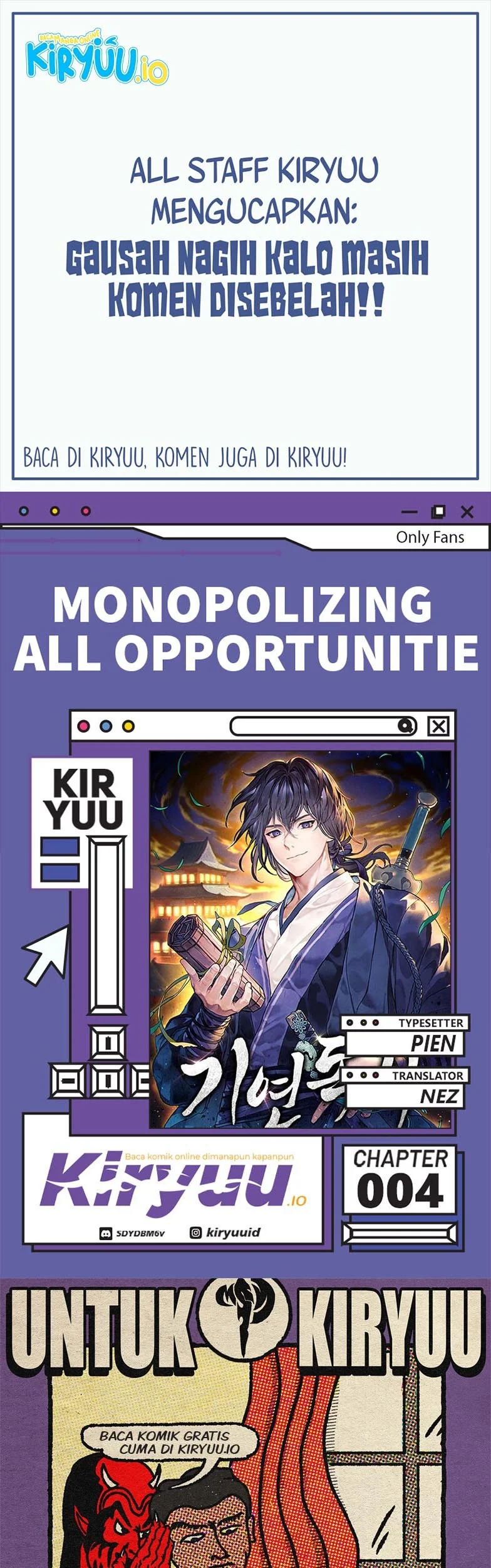 Monopolizing All Opportunities Chapter 4 - halaman 1