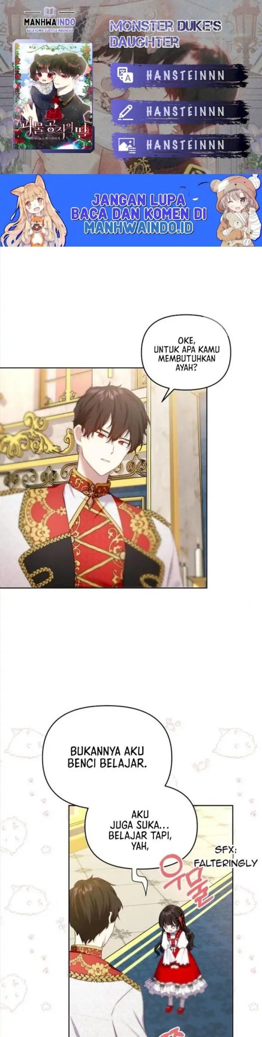 Monster Duke's Daughter Chapter 34 - halaman 1