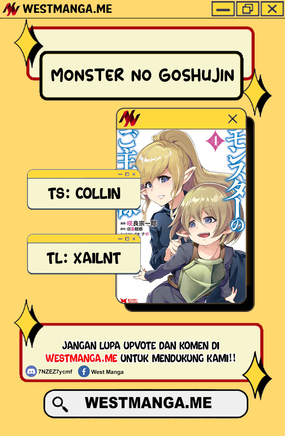 Monster no Goshujinsama Chapter 78 - halaman 4