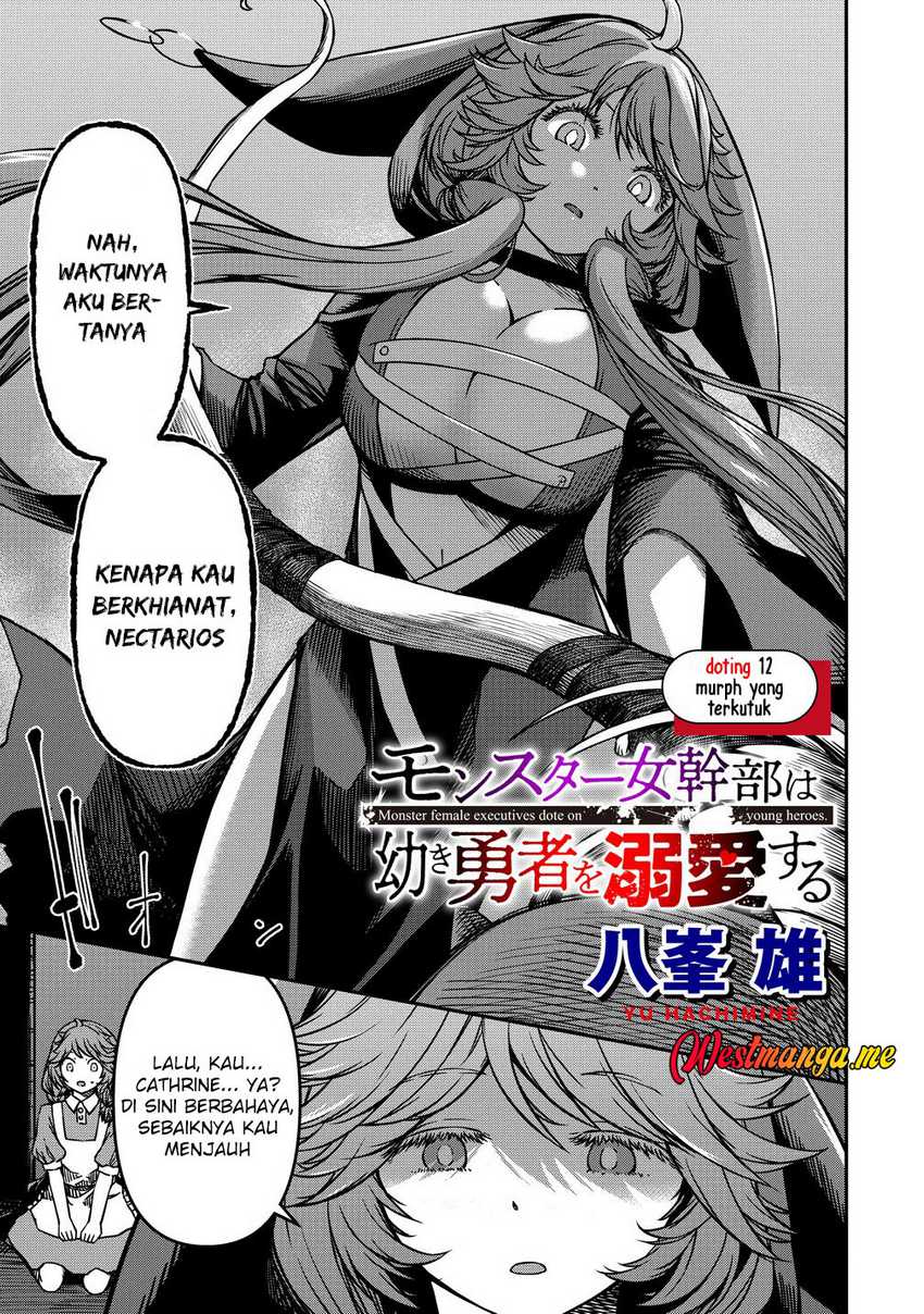 Monster Onna Kanbu wa Osanaki Yuusha wo Dekiai suru Chapter 12 - halaman 2